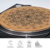 12" Silk Screen Cork Custom Slipmats