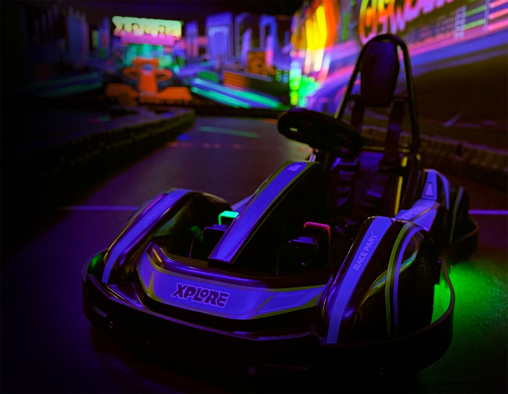 Custom UV Blacklight Go kart